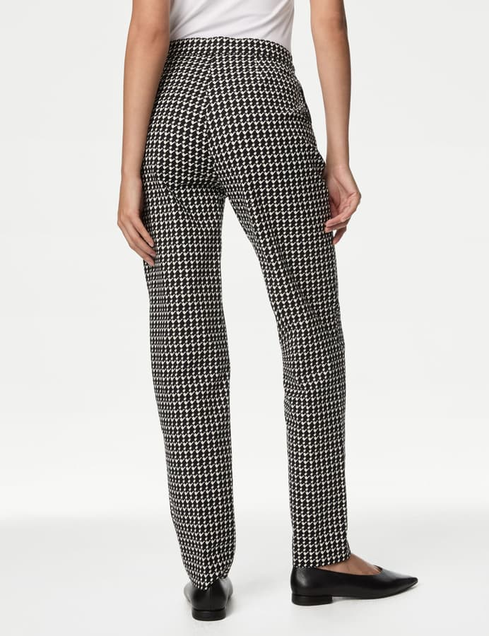 Pantalón de algodón tobillero diseño