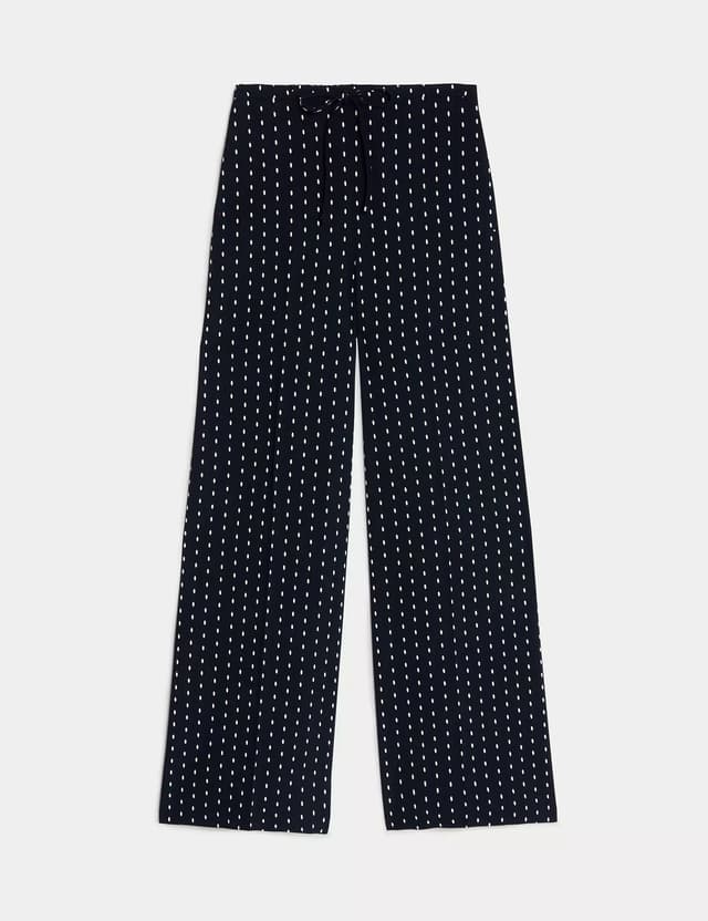Pantalón de lunares pata ancha
