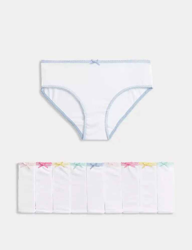 Pack de 10 braguitas lisas