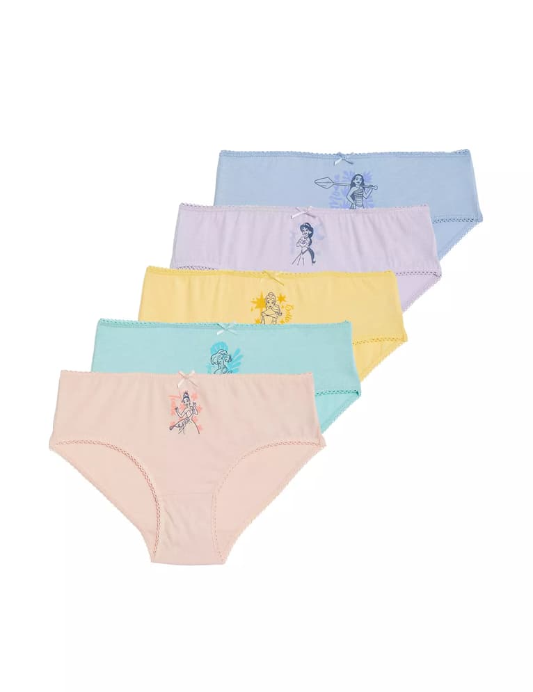 Pack de 5 braguitas diseño Princesas Disney