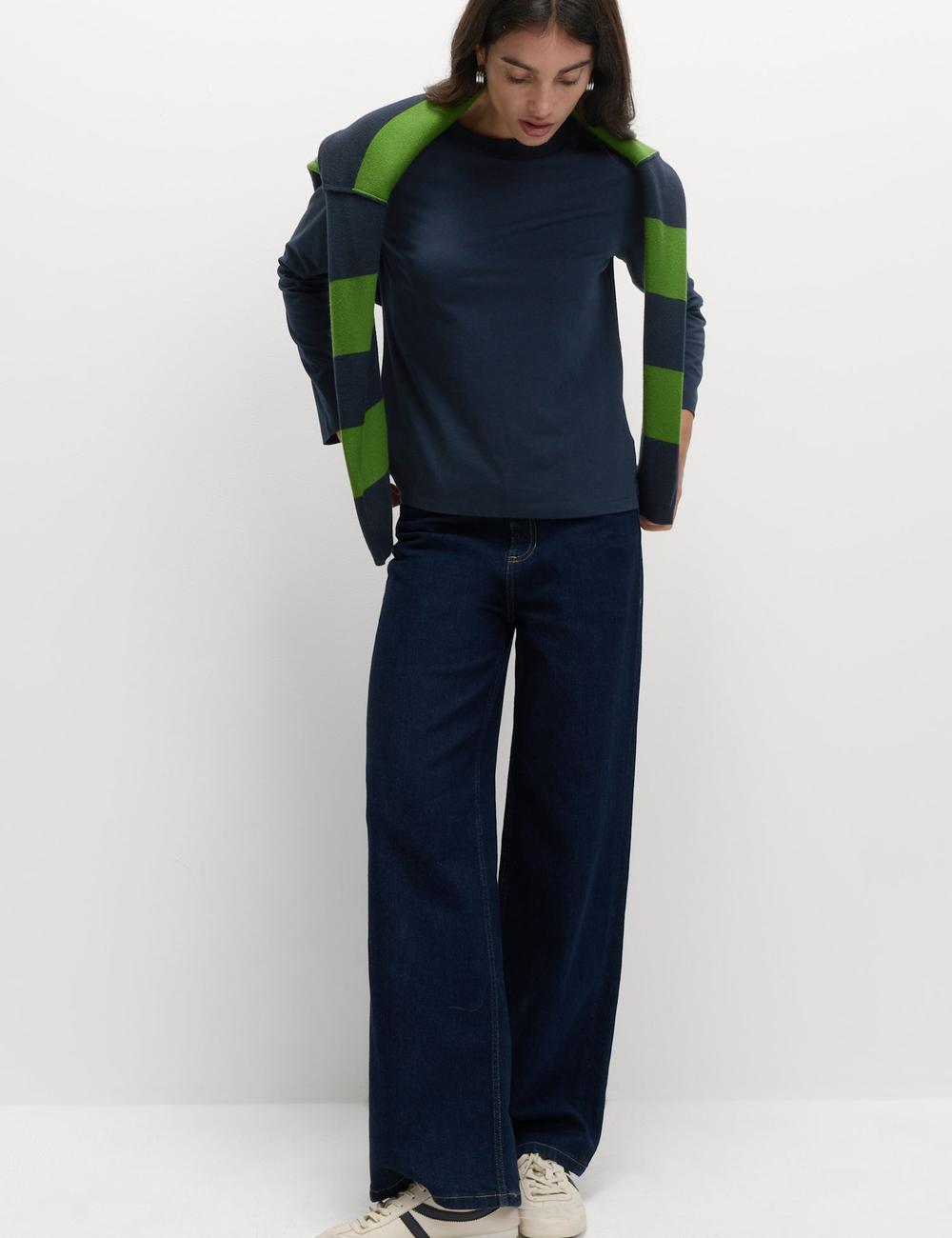 Camiseta básica de manga larga everyday