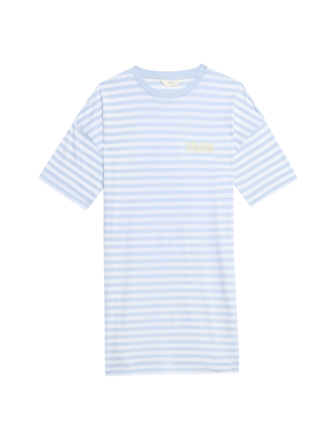 Camisola de manga corta de rayas