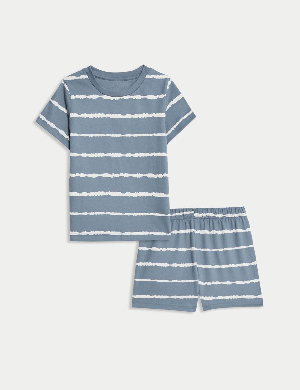 Pijama corto a rayas