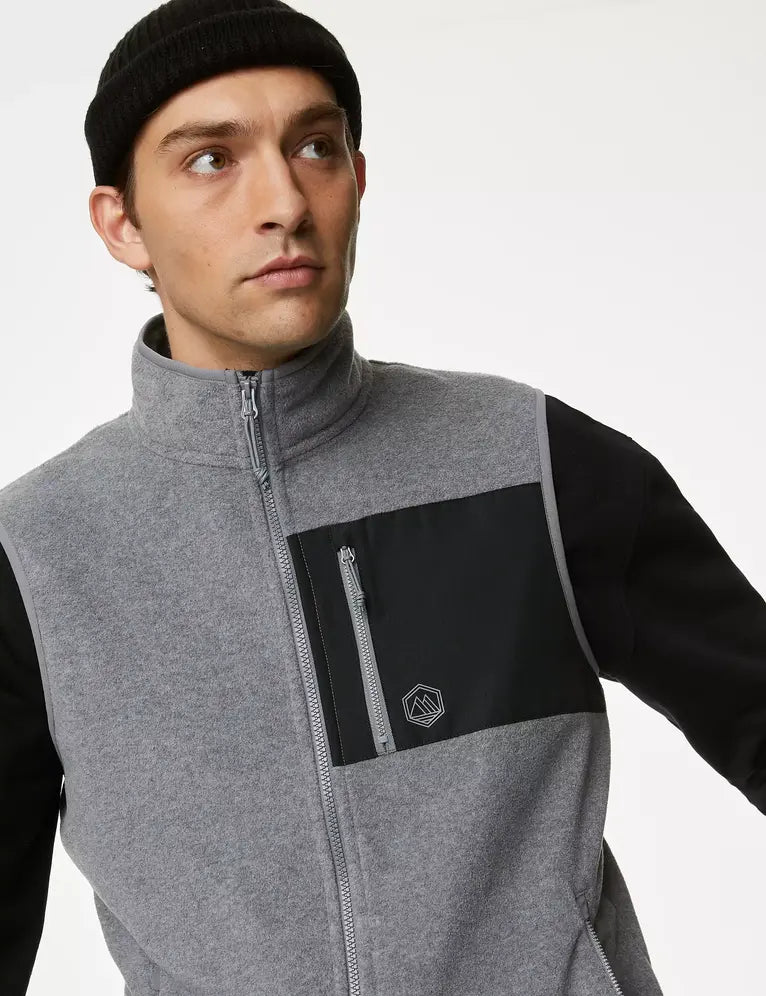 Chaleco fleece cremallera