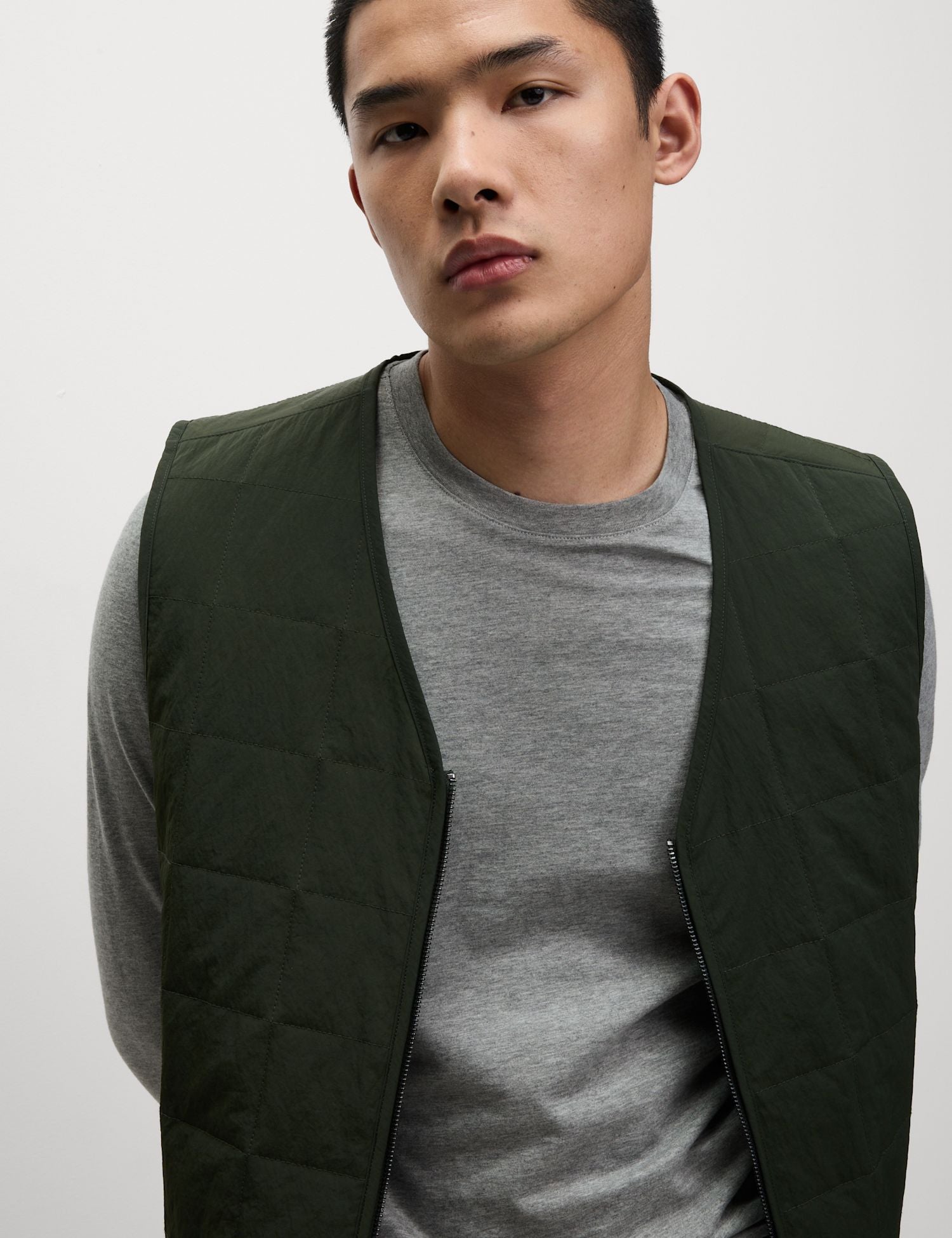 Camiseta lisa manga larga