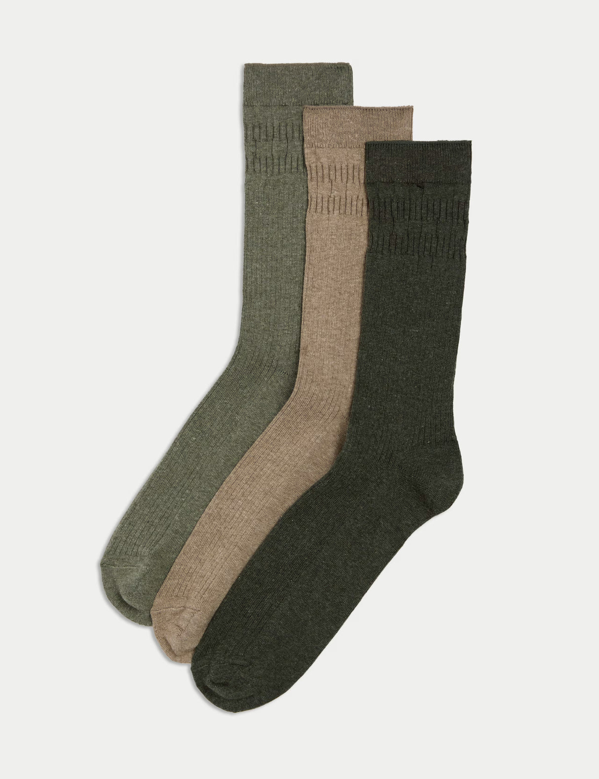 Pack de 3 pares de calcetines sin patente