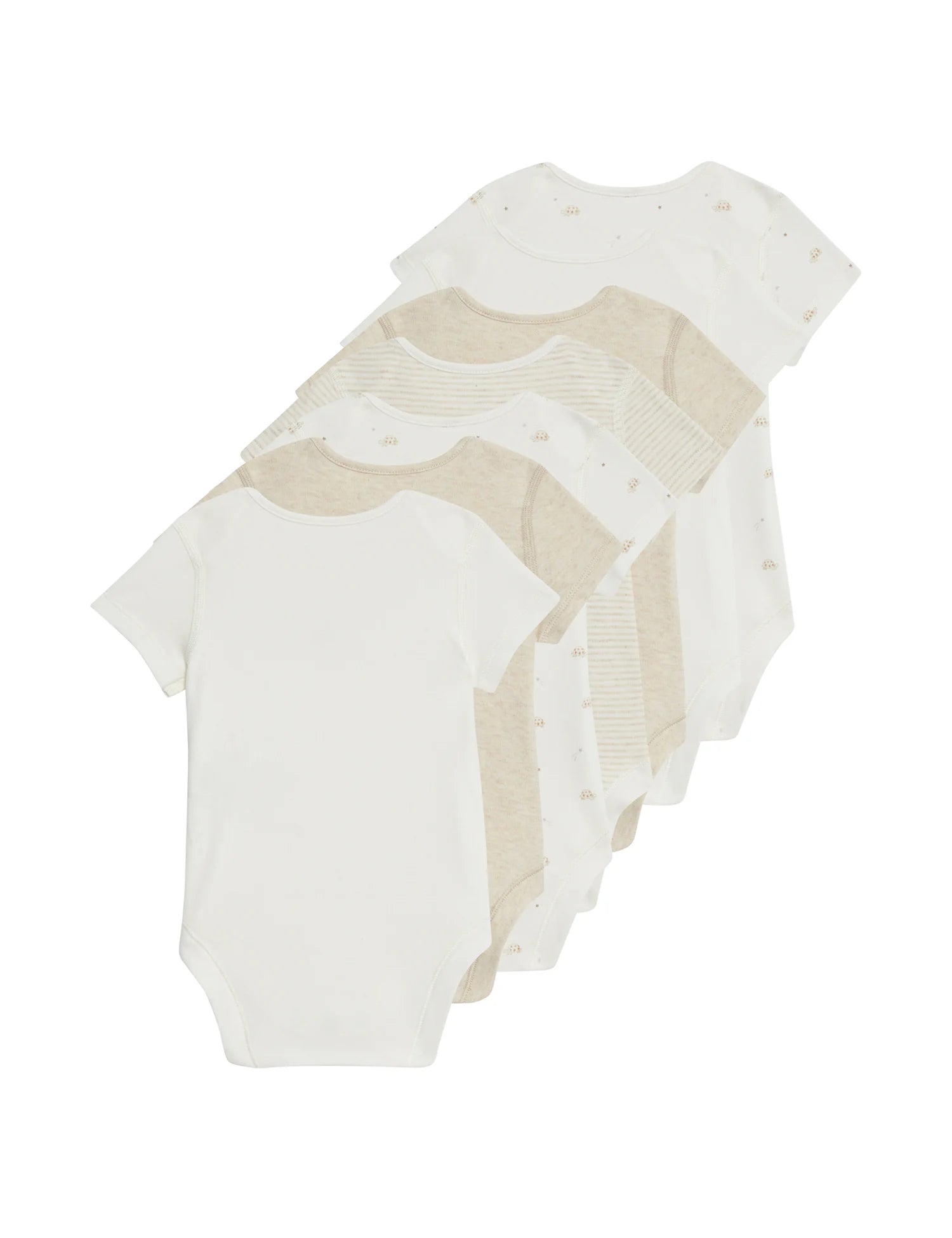 Pack de 7 bodies diseño tortugas