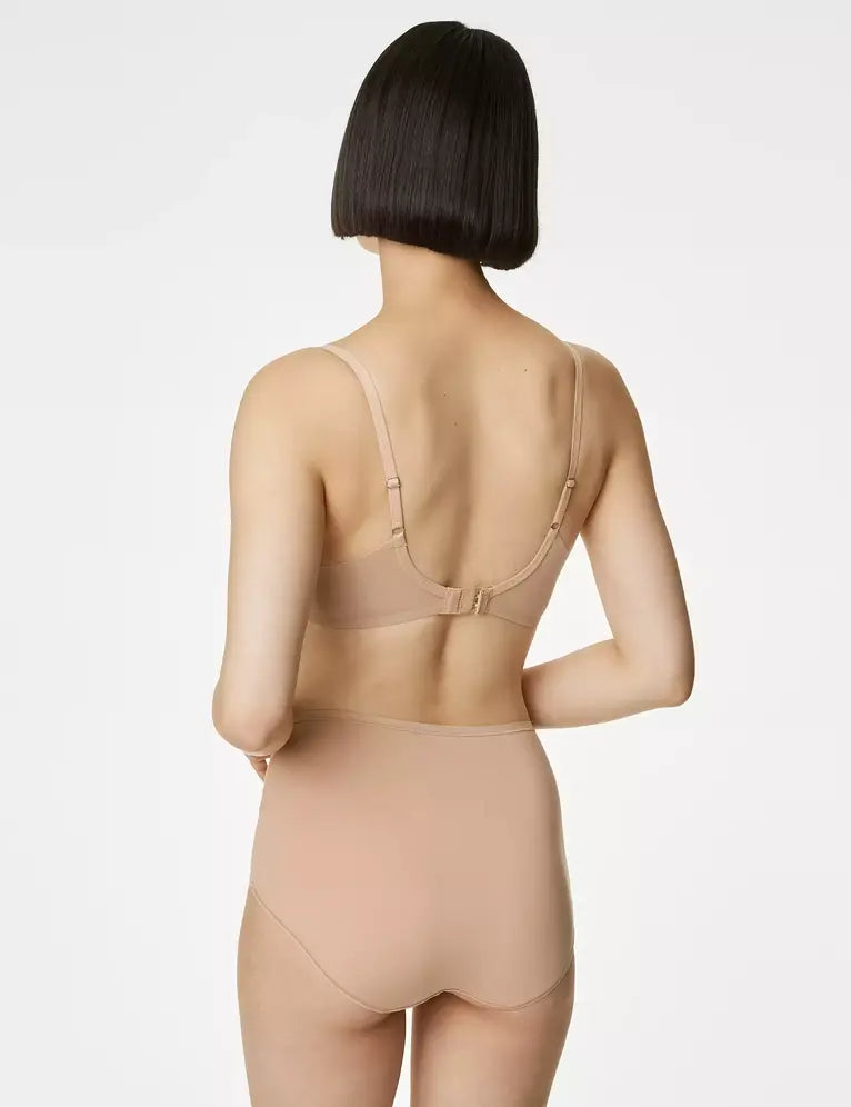 Pack 5 bragas altas borde invisible