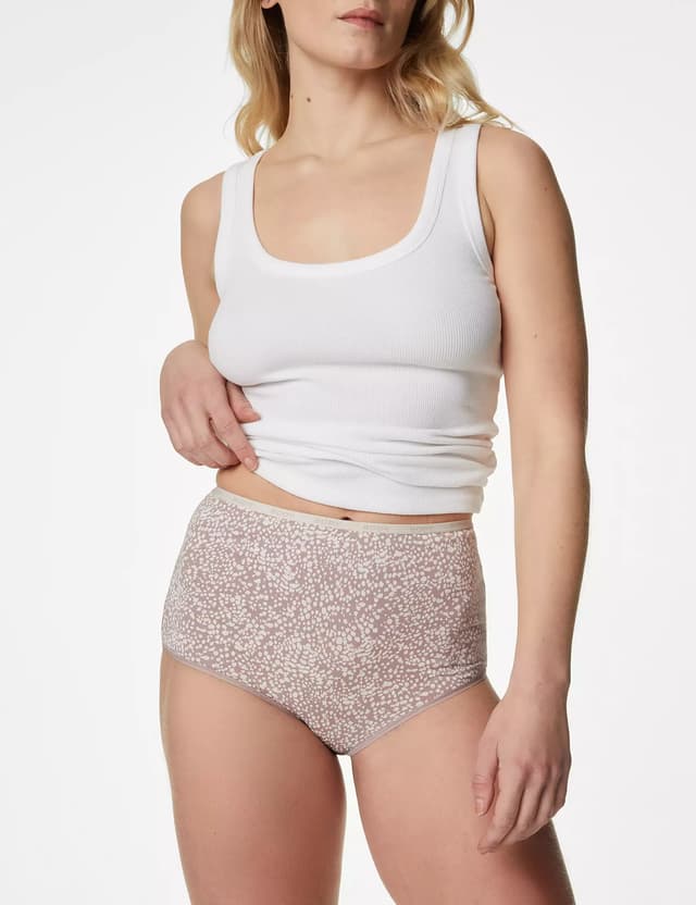 Pack 5 bragas altas diseño Supima