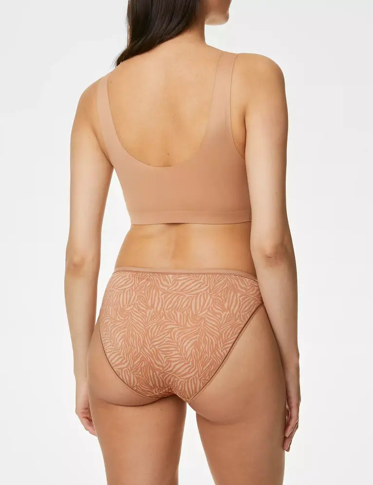 Pack 5 bragas altas borde invisible