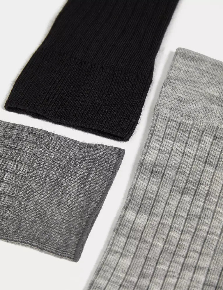 Pack de 3 pares de calcetines de lana