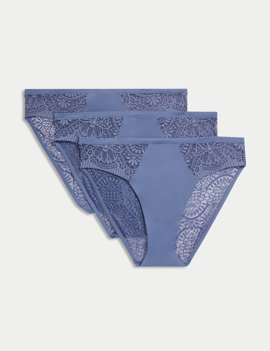 Pack 3 Bragas altas Body Soft