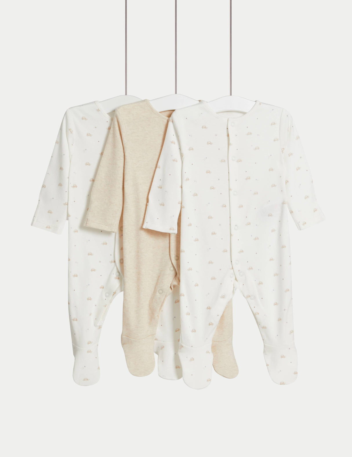 Pack de 3 peleles para dormir diseño Tortuga