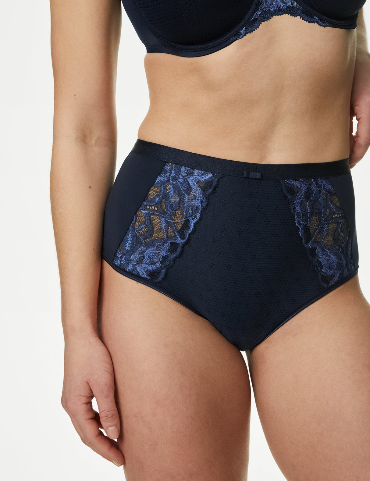 Pack 3 Bragas altas con encaje