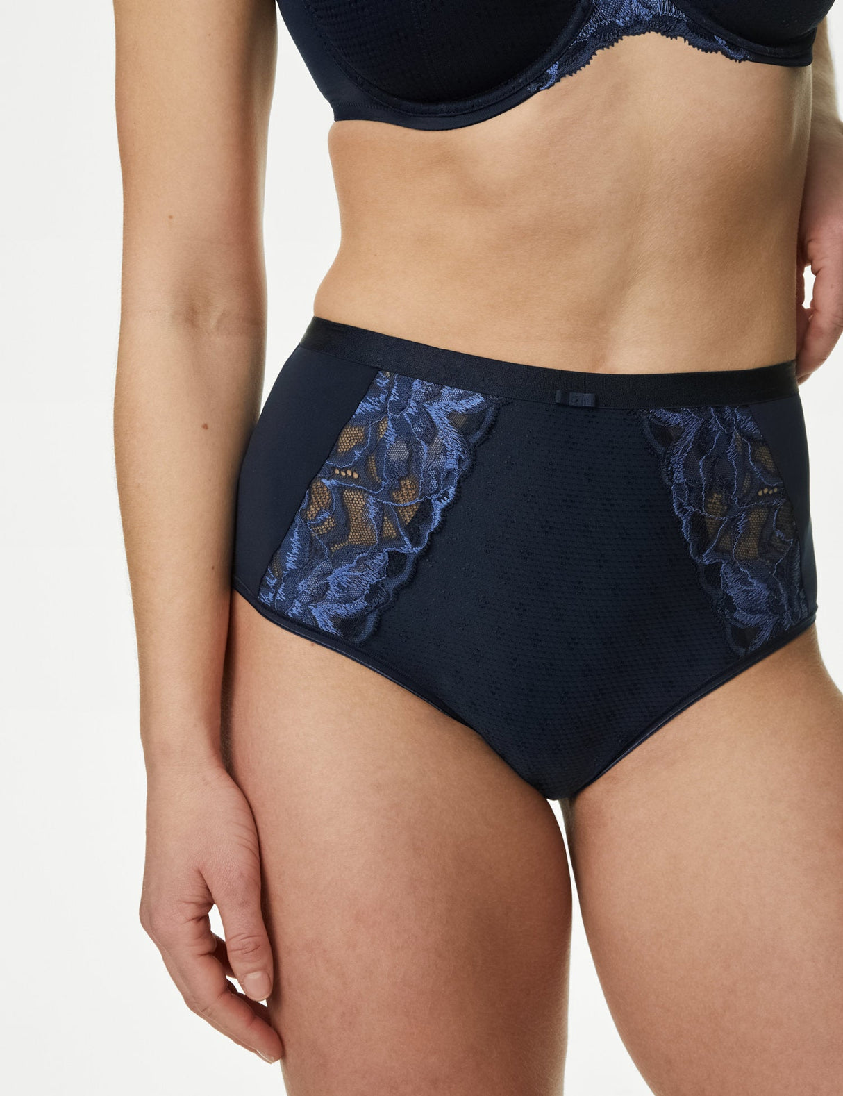 Pack 3 Bragas altas con encaje