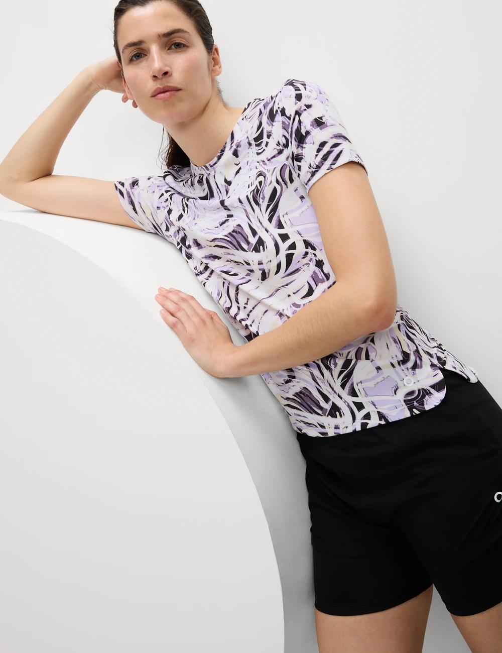 Top de manga corta con diseño Goodmove