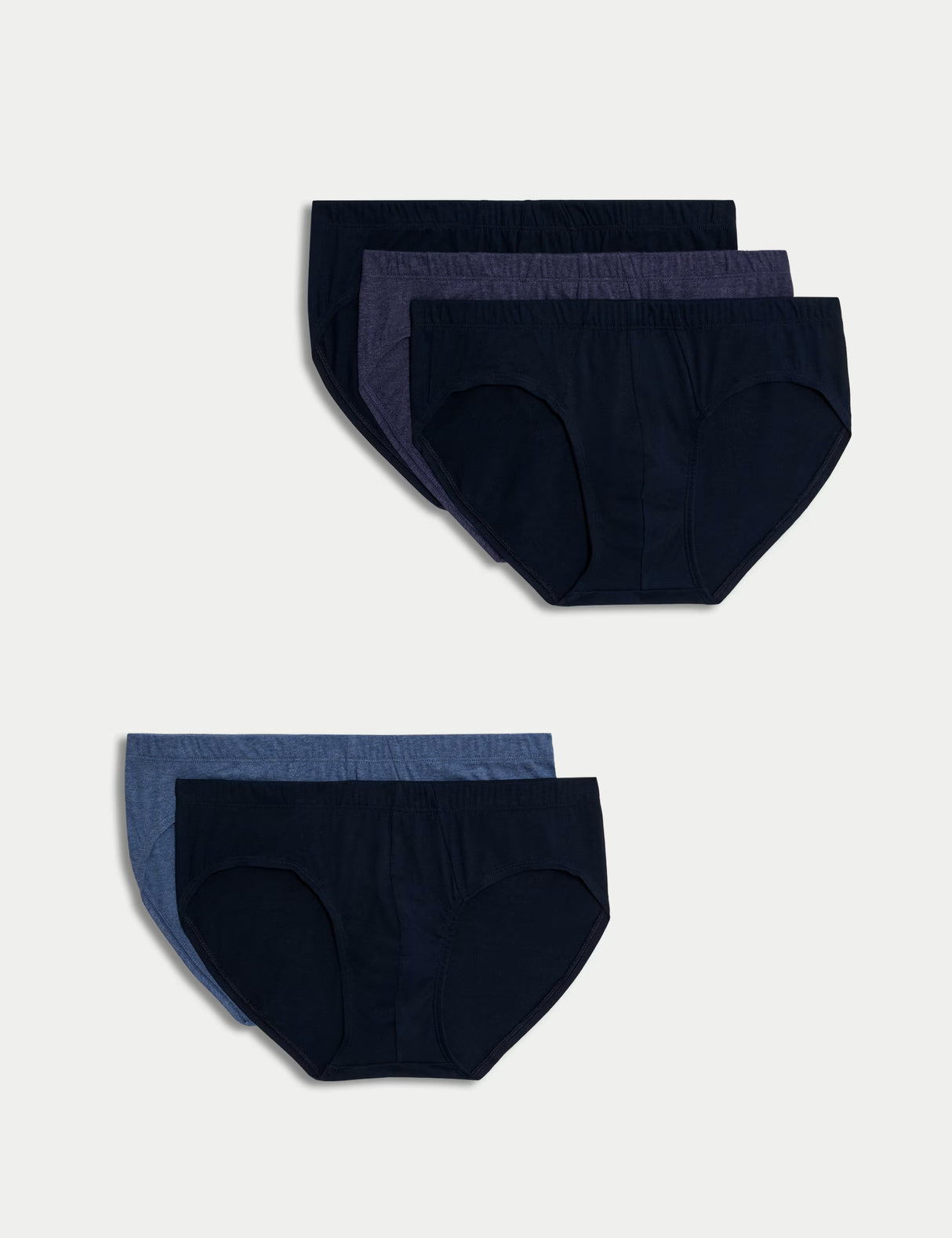 Pack de 5 slips lisos