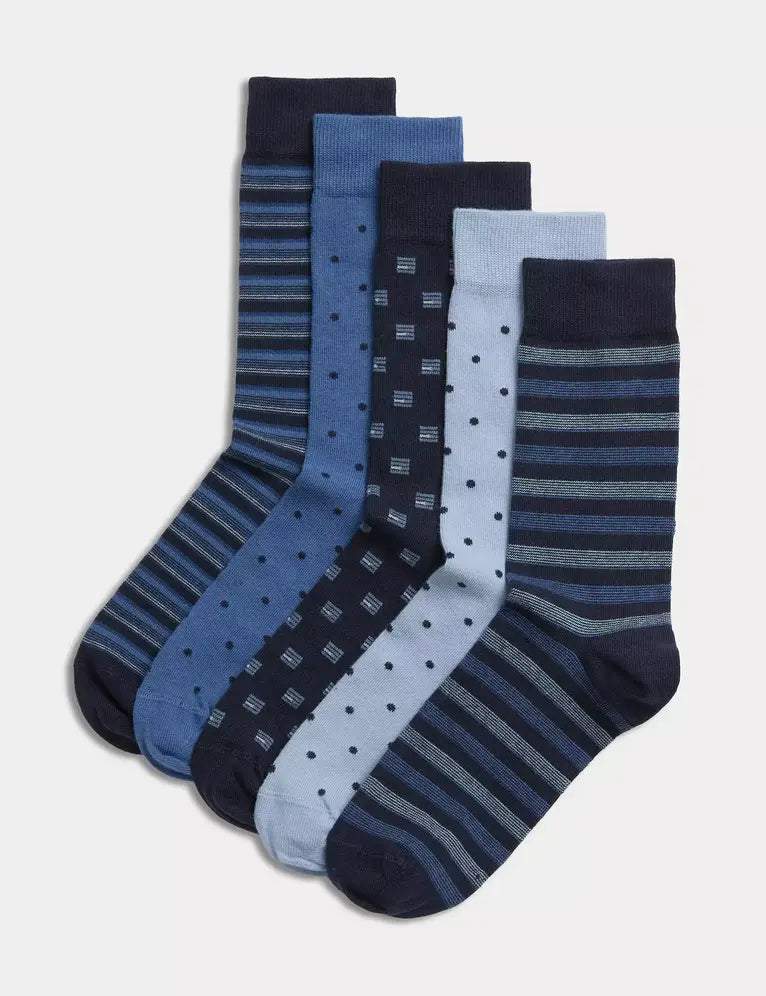 Pack de 5 pares de calcetines Freshfeet diseño