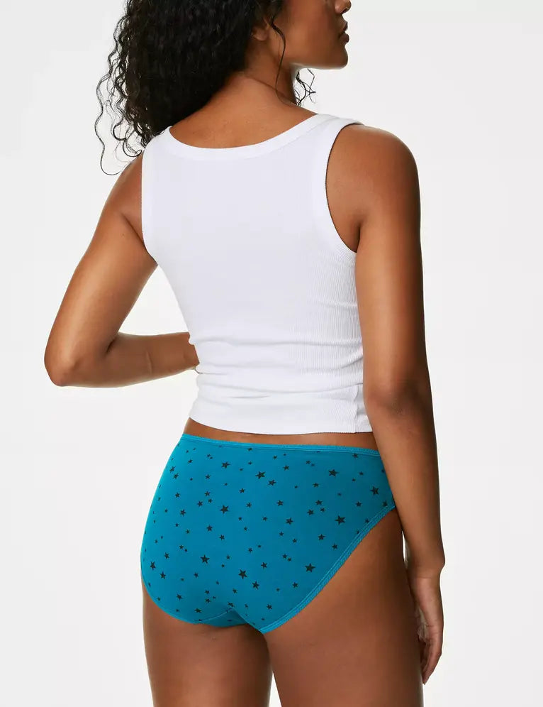 Pack 5 Bragas altas diseño