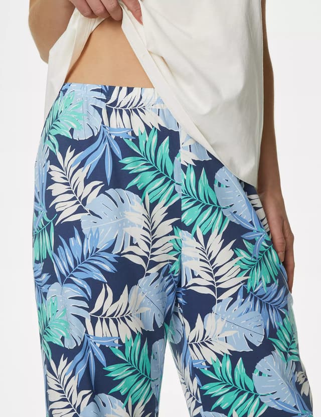 Pijama de largo pescador con manga corta