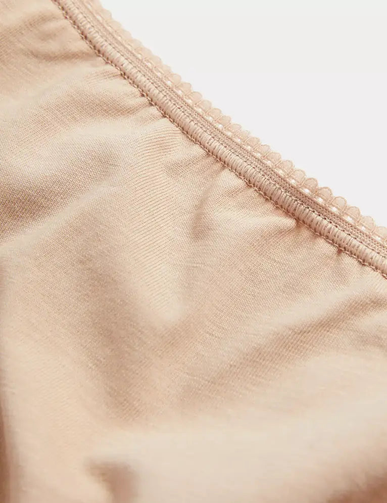 Pack x5 bragas altas lisas