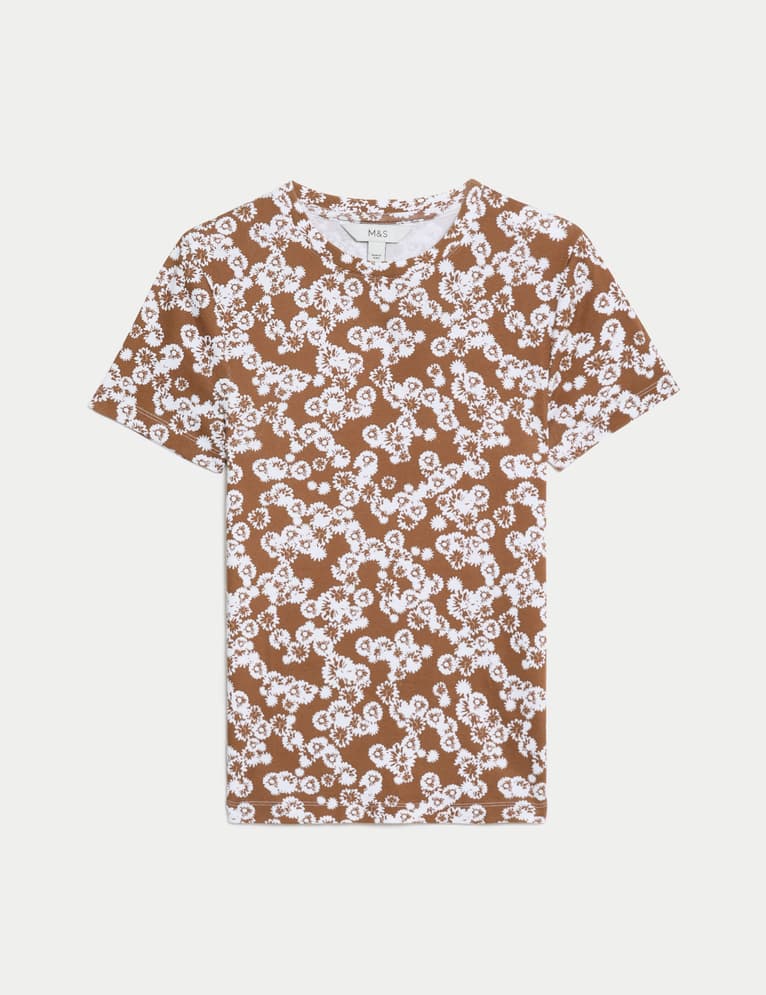 Camiseta estampada de manga corta