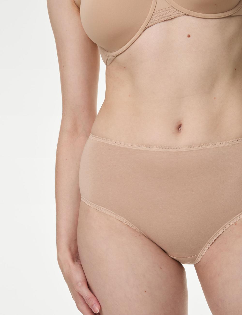 Pack x5 bragas altas lisas