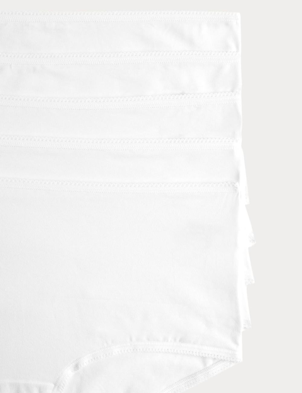 Pack x5 bragas altas lisas