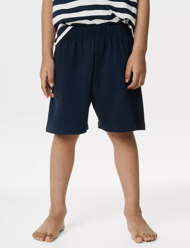 Pijama corto a rayas