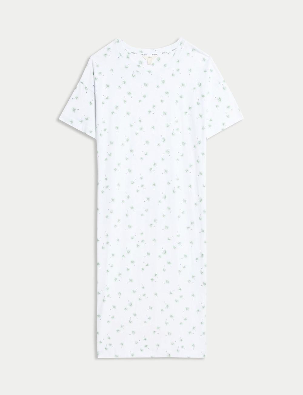 Camisón largo de manga corta diseño