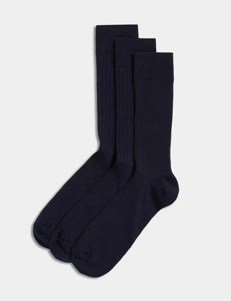 Pack de 3 pares de calcetines de lana