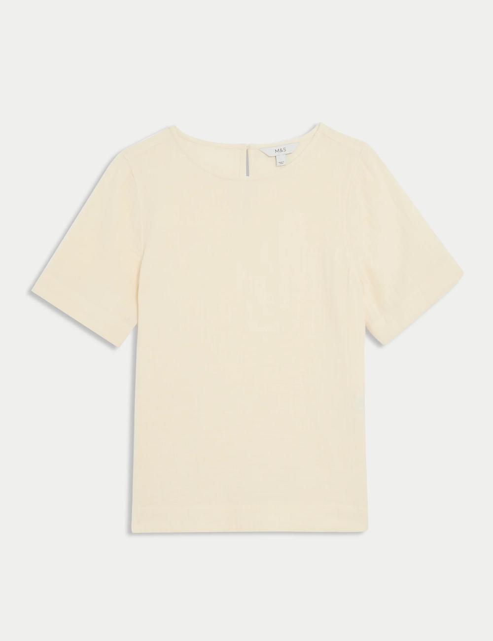 Blusa de manga corta