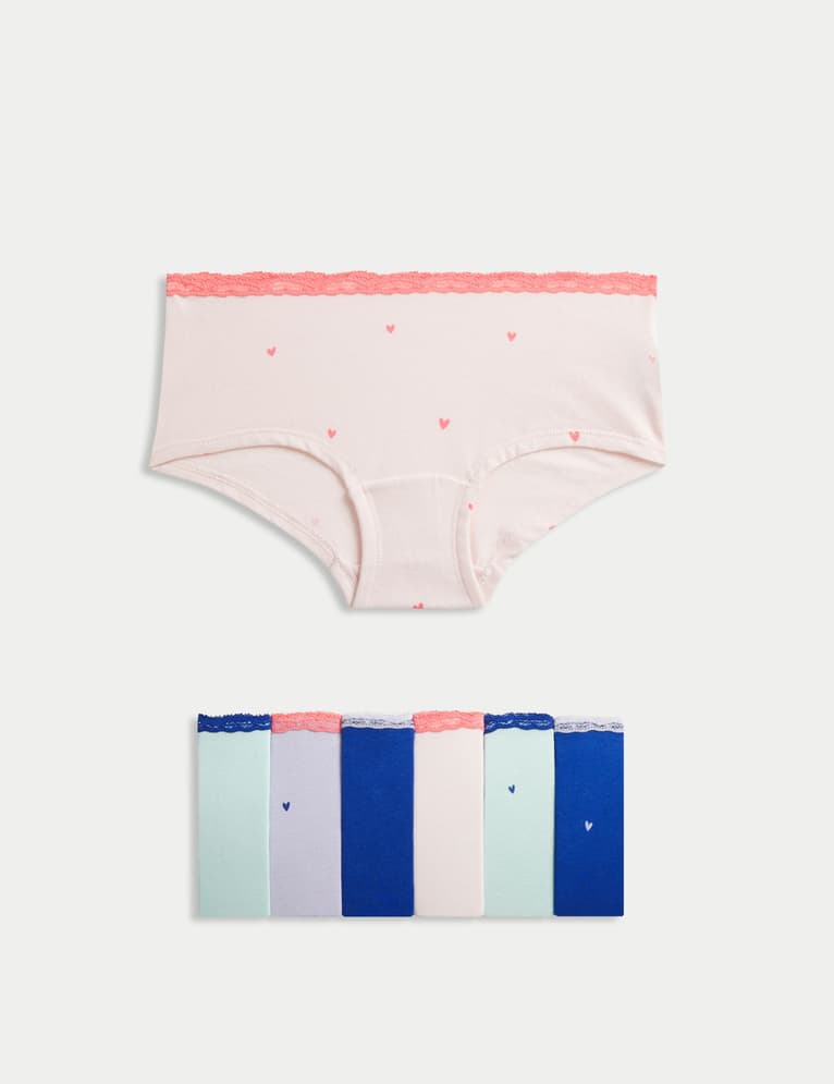 Pack de 7 shorts diseño Ditsy Heart