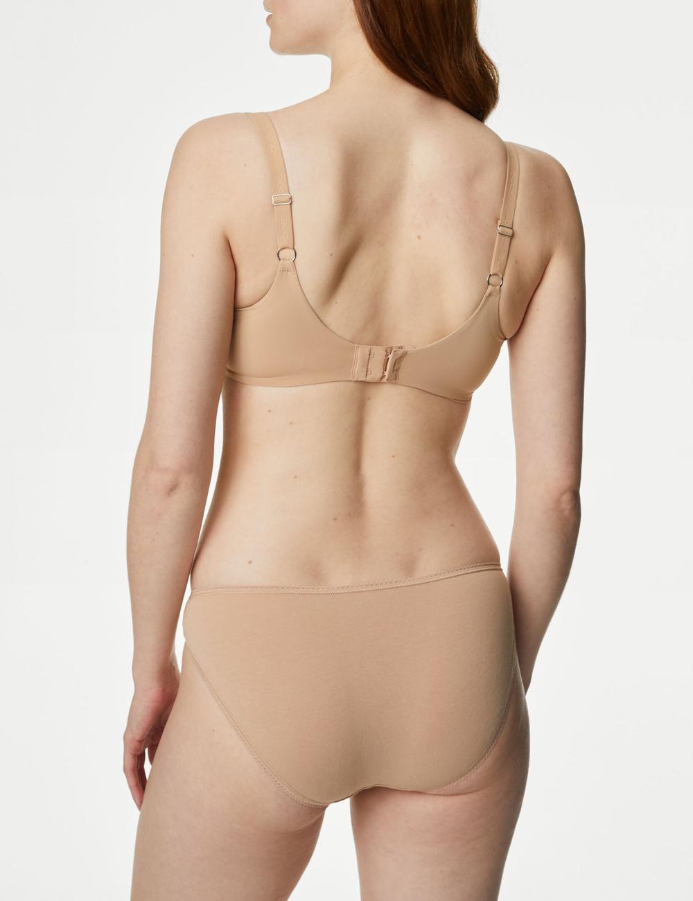 Pack x5 bragas altas lisas