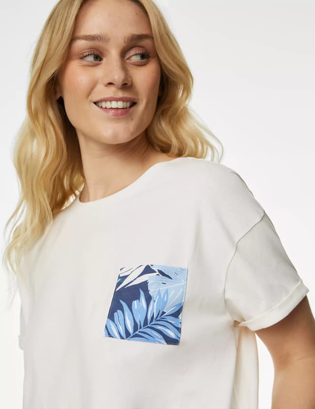 Pijama de largo pescador con manga corta