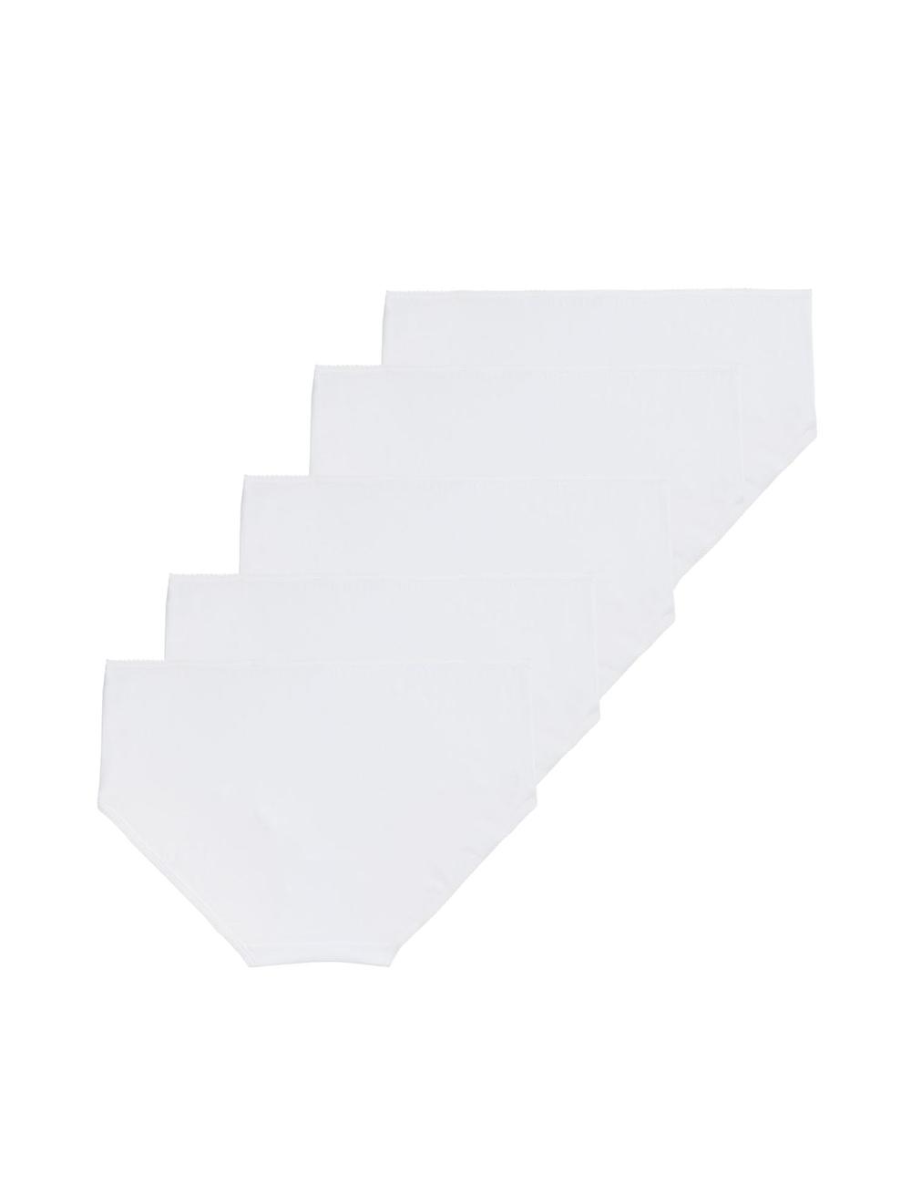 Pack x5 bragas altas lisas