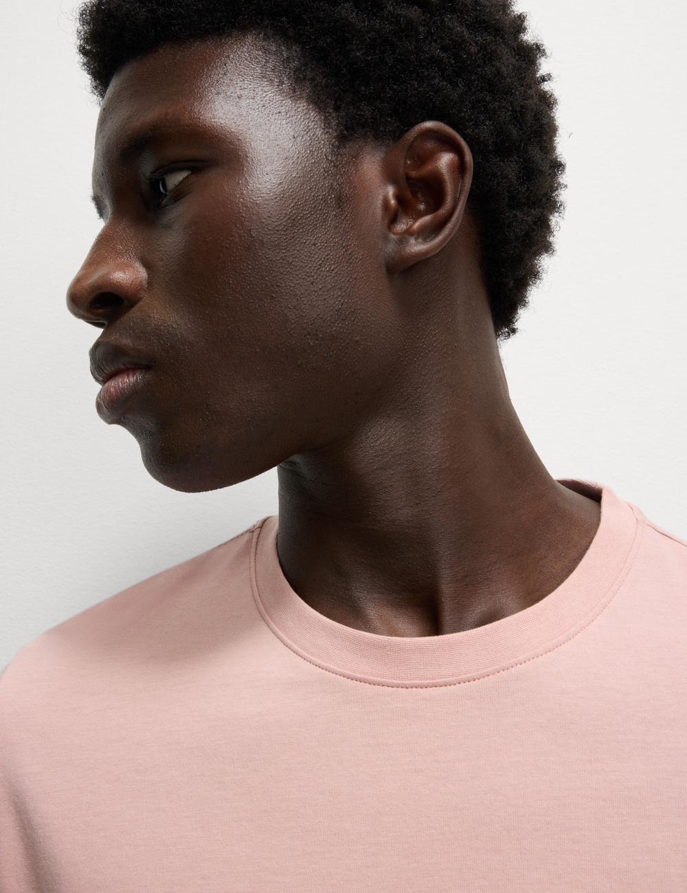 Camiseta lisa manga corta