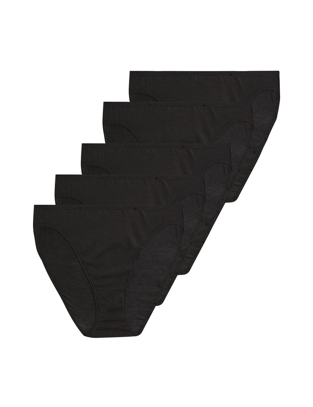 Pack x5 bragas altas algodón modal