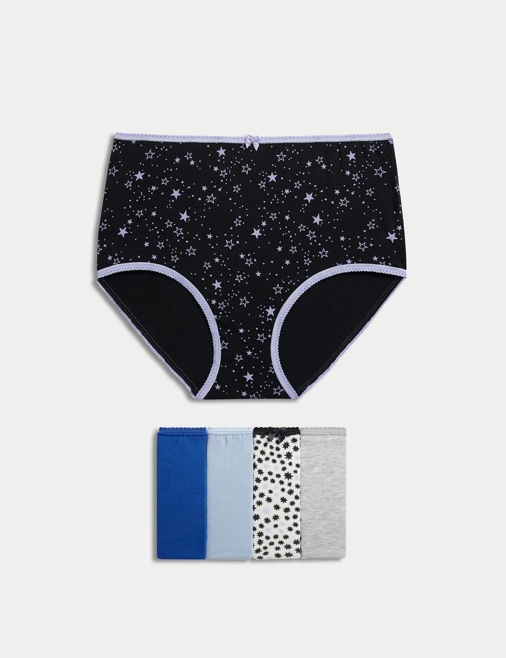 Pack 5 bragas altas diseño F.B.