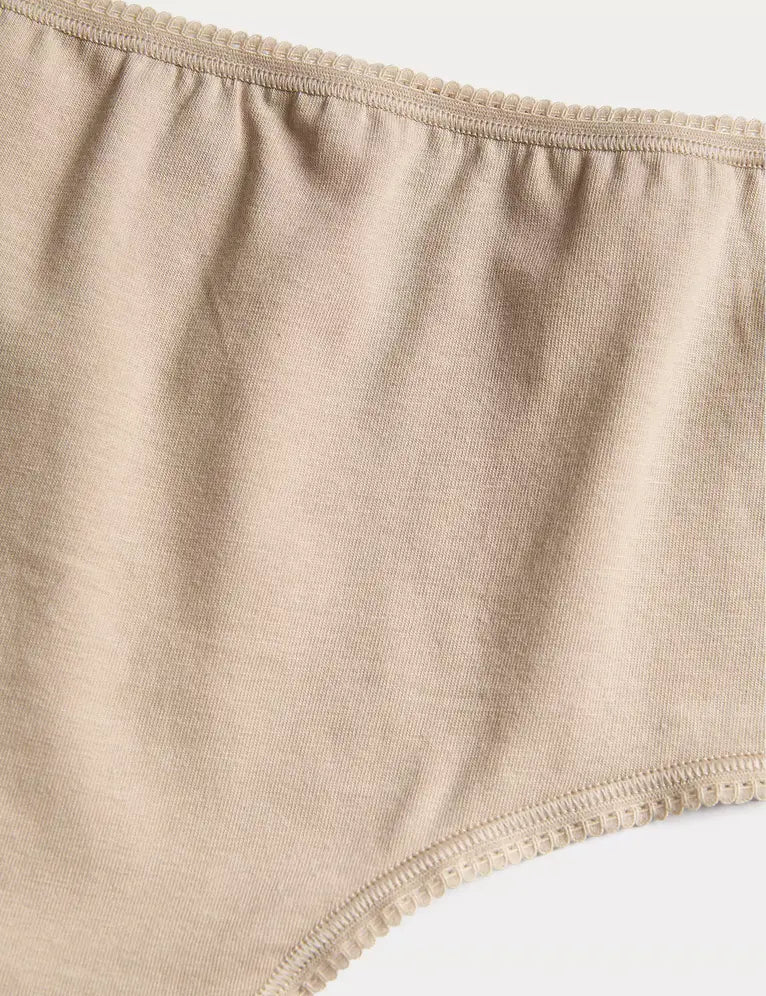 Pack x5 bragas altas lisas