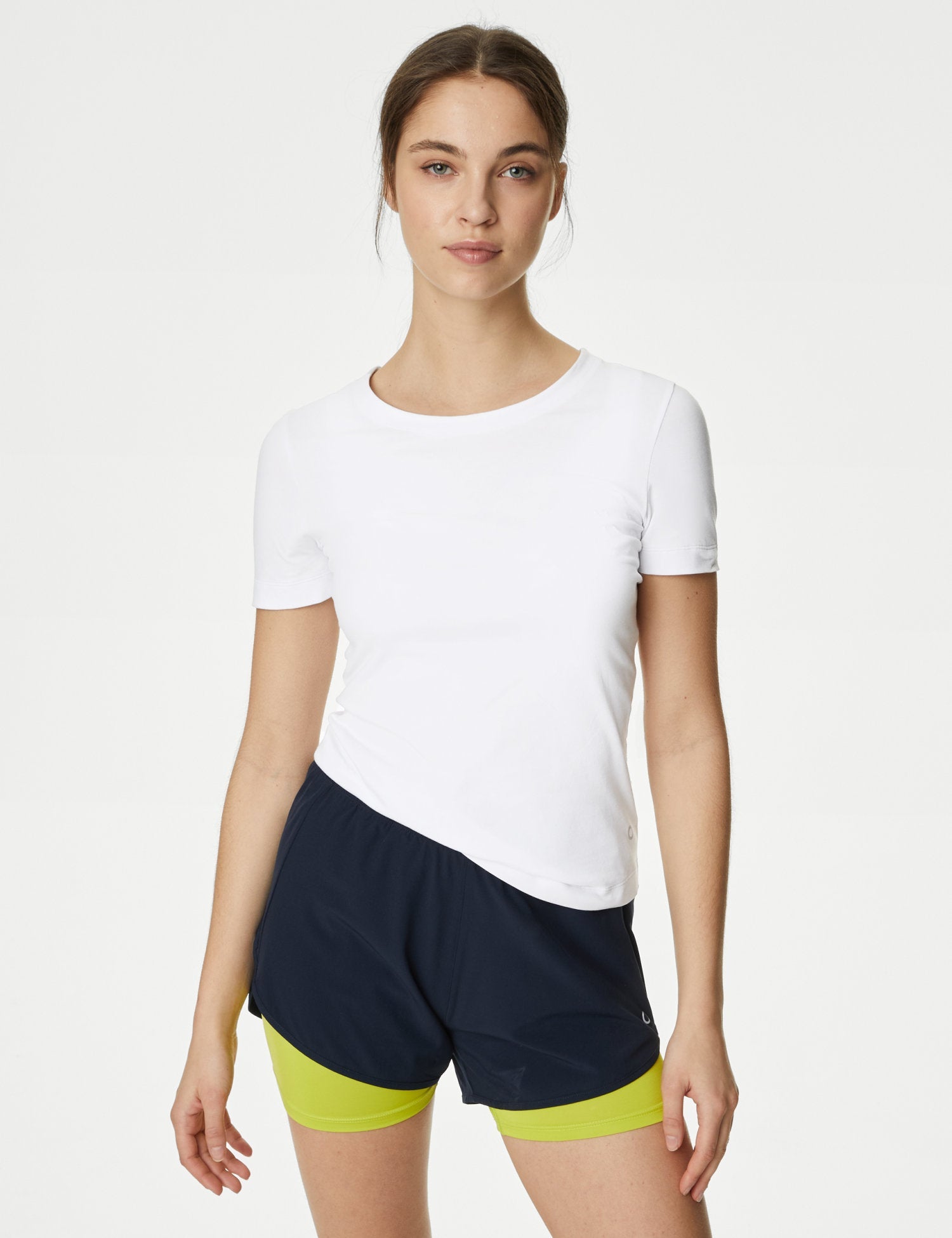 Top de manga corta de algodón Active Good Move