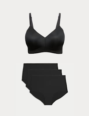 Pack 3 bragas altas Midi Flexifit