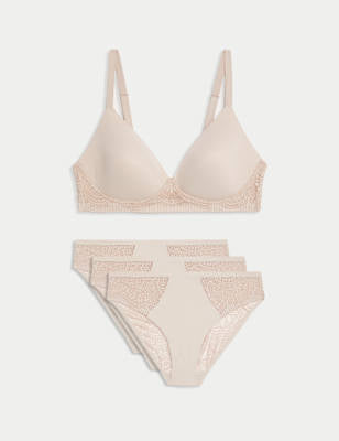 Pack 3 Bragas altas Body Soft