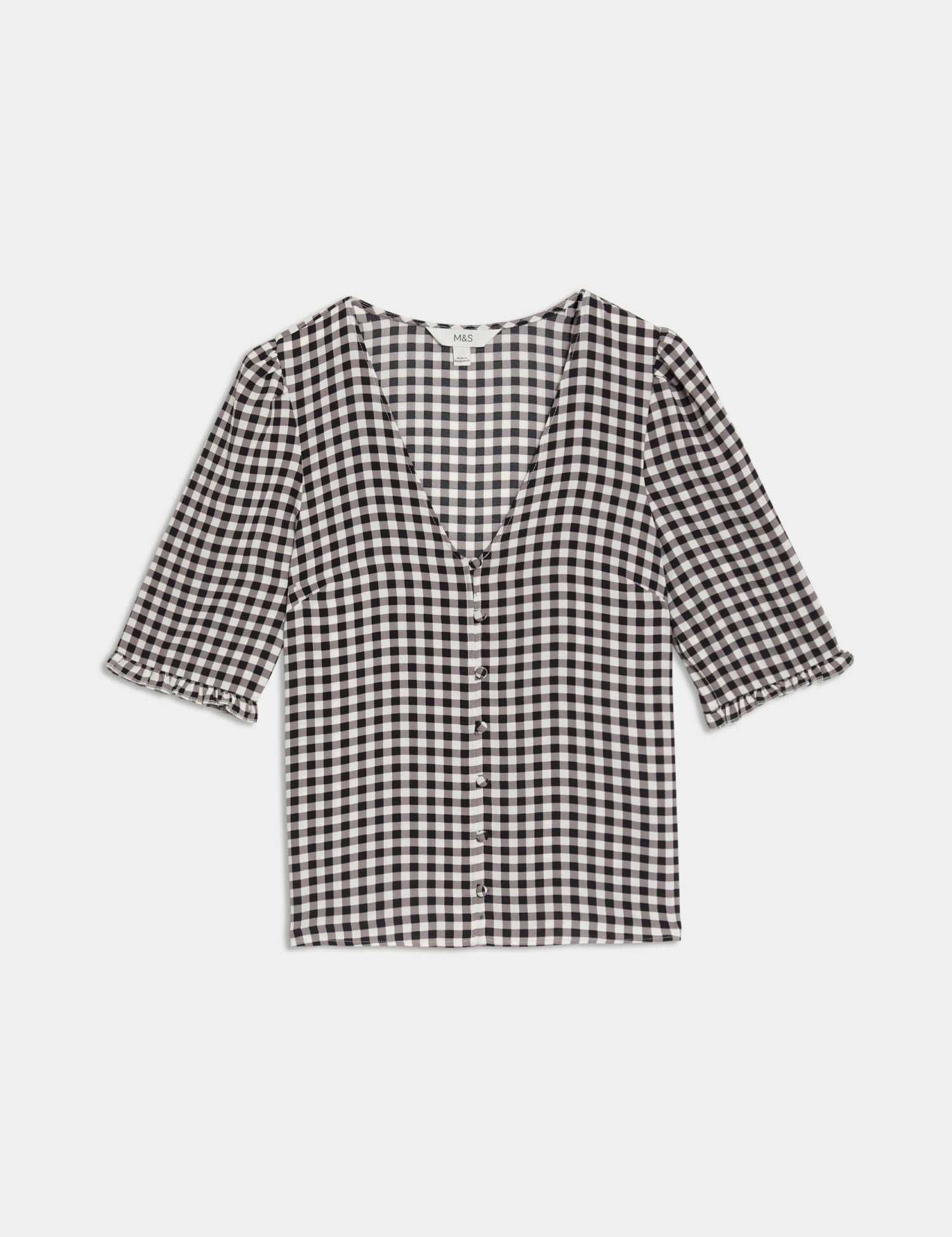 Blusa de manga corta diseño