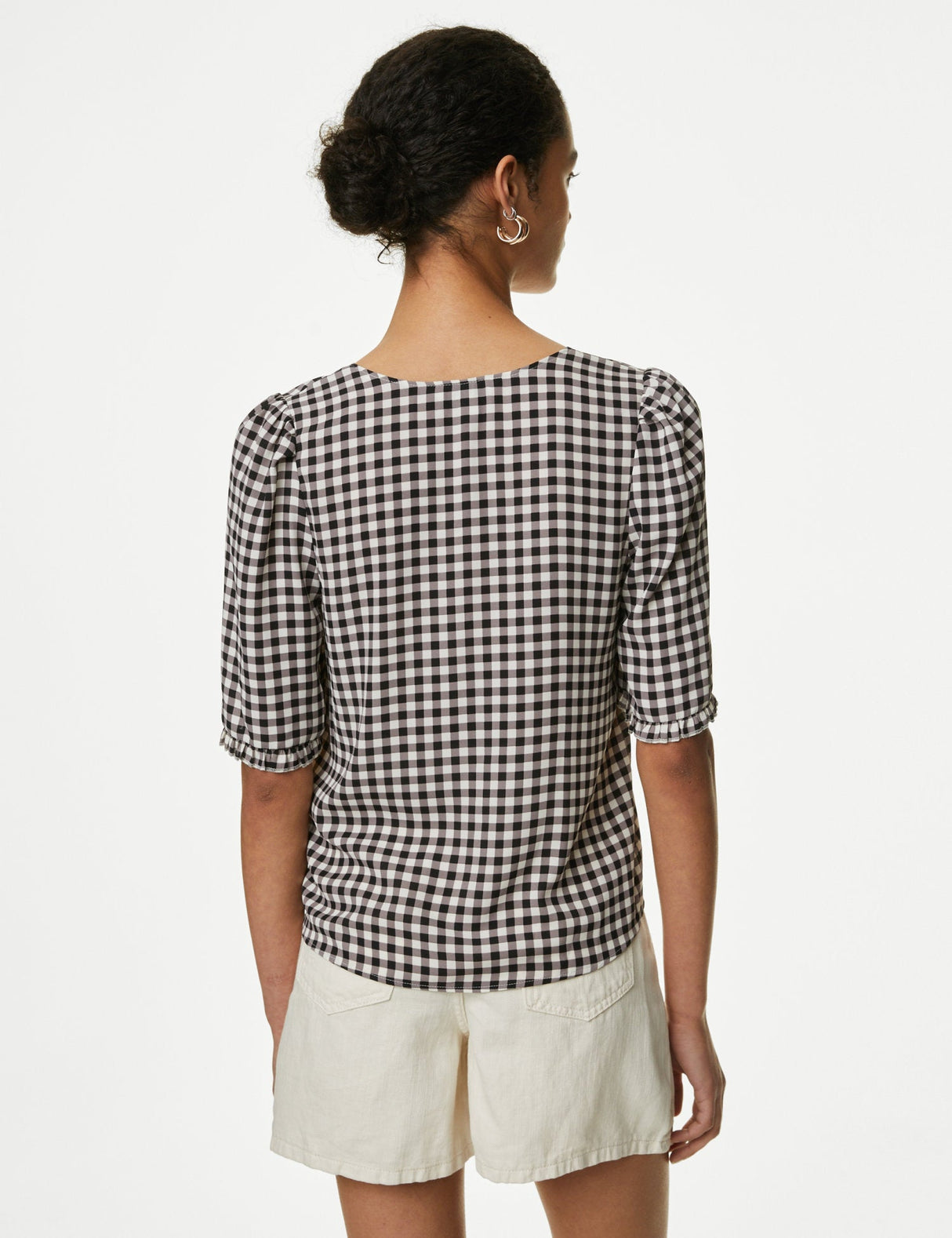 Blusa de manga corta diseño