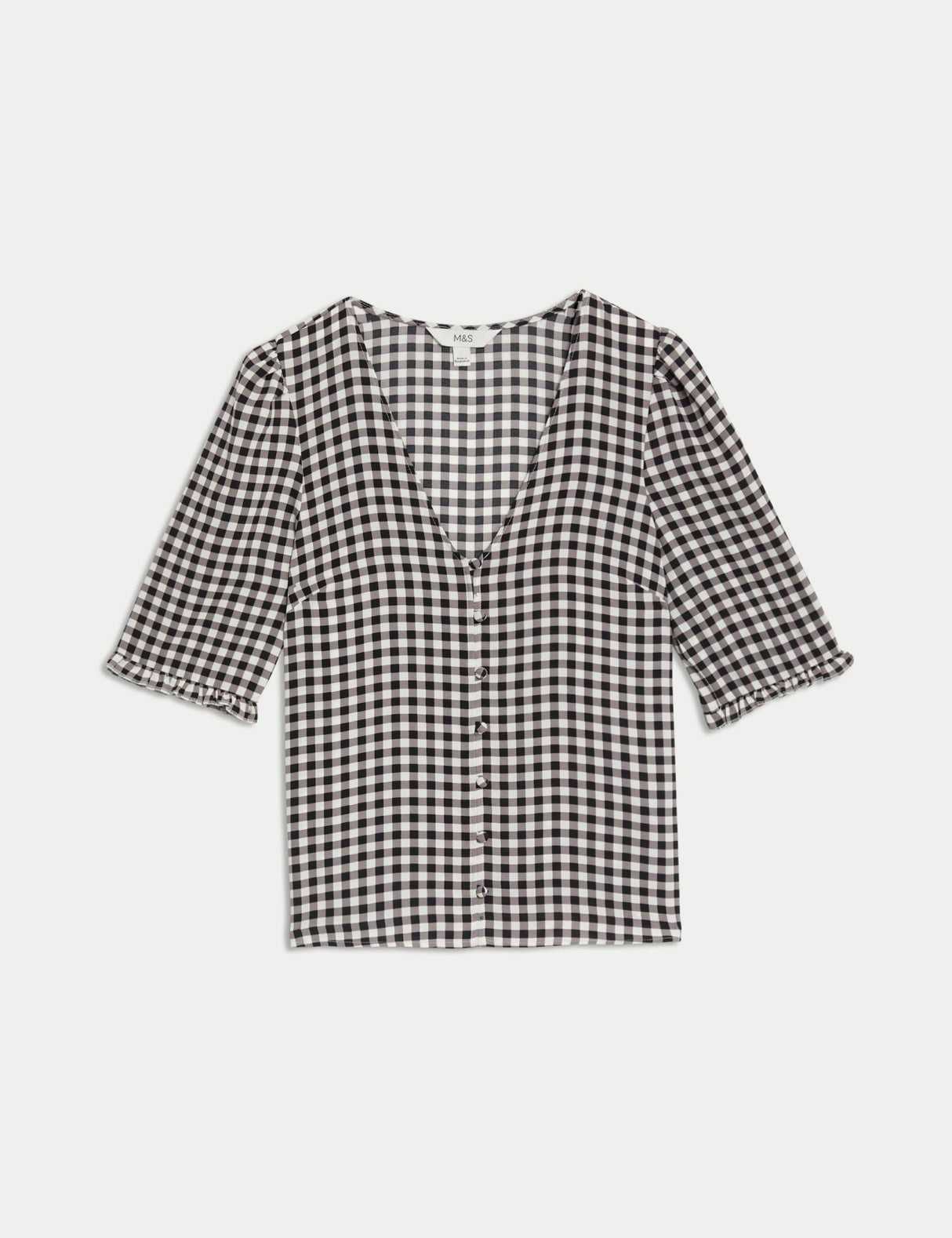 Blusa de manga corta diseño