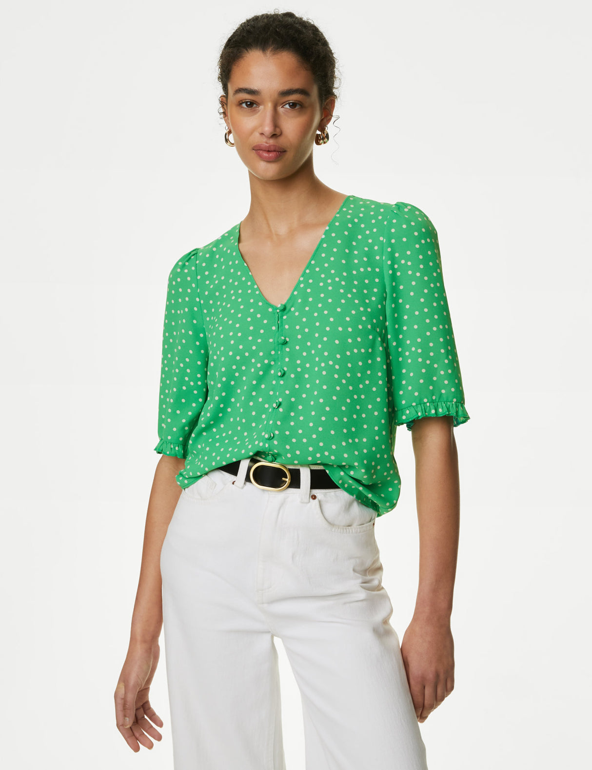 Blusa de manga corta diseño