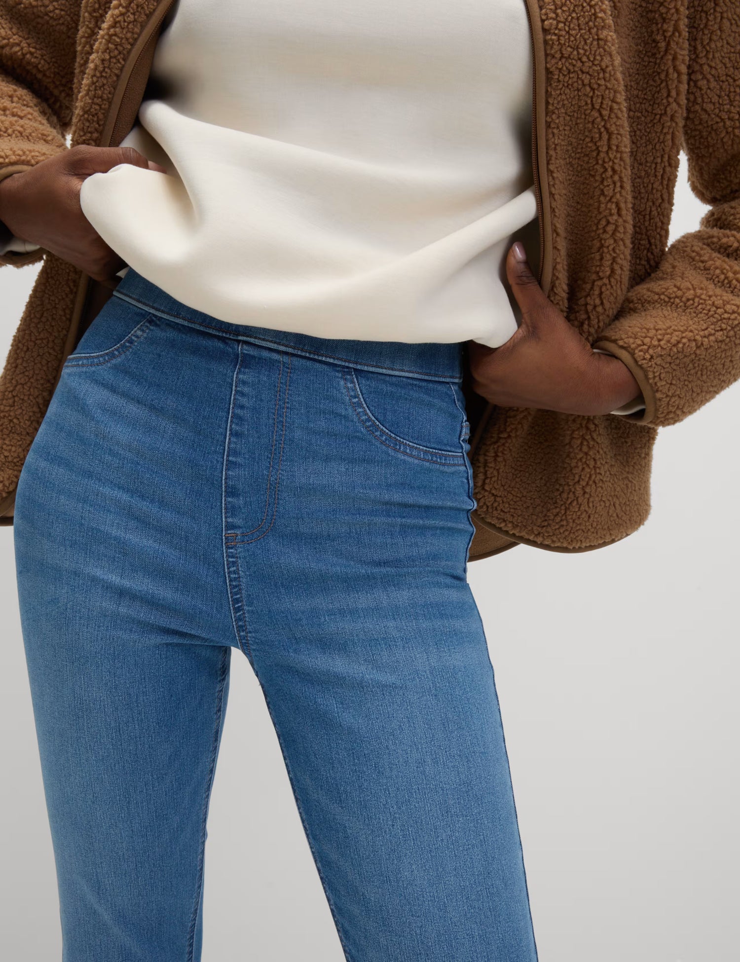 Jegging cintura alta