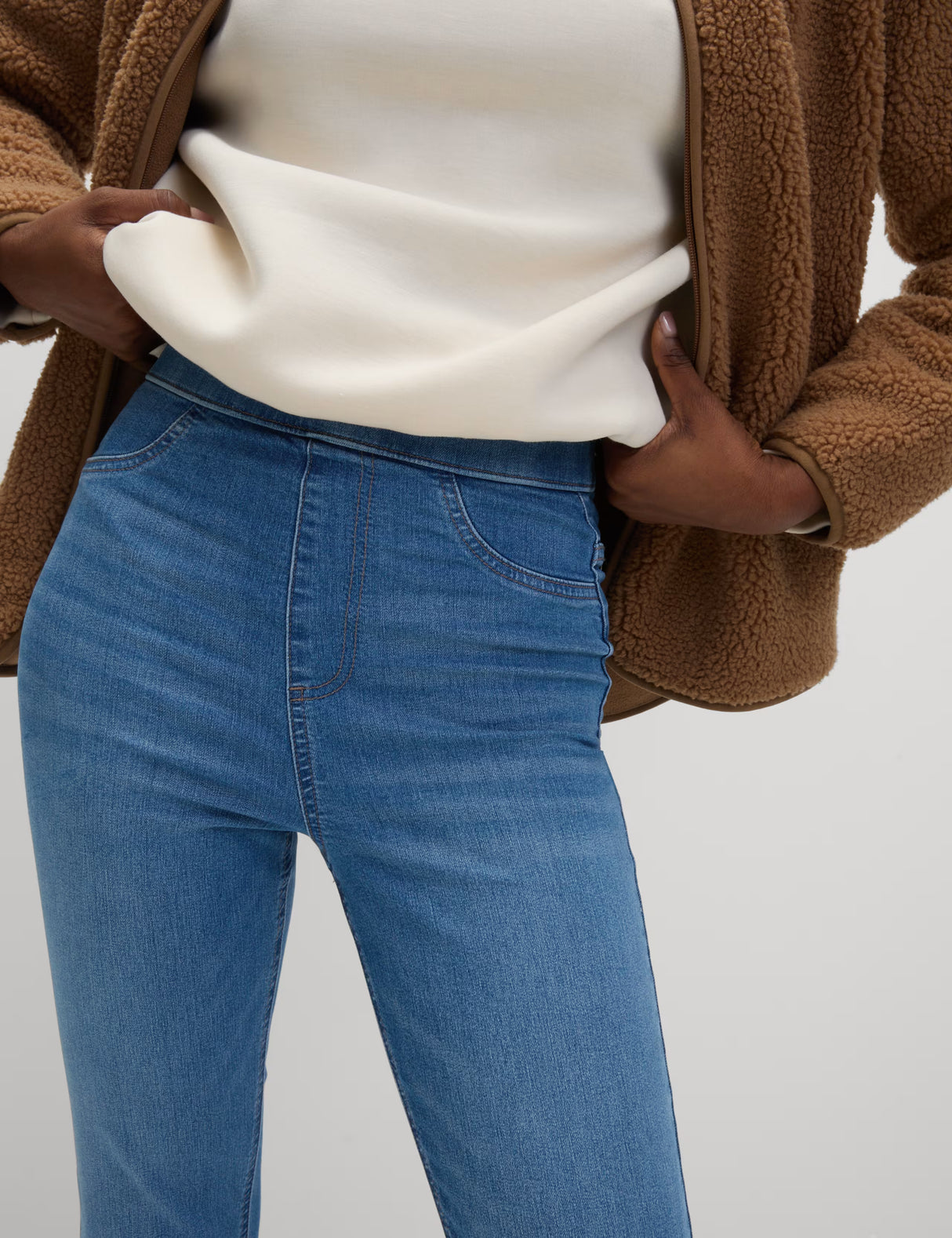 Jegging cintura alta