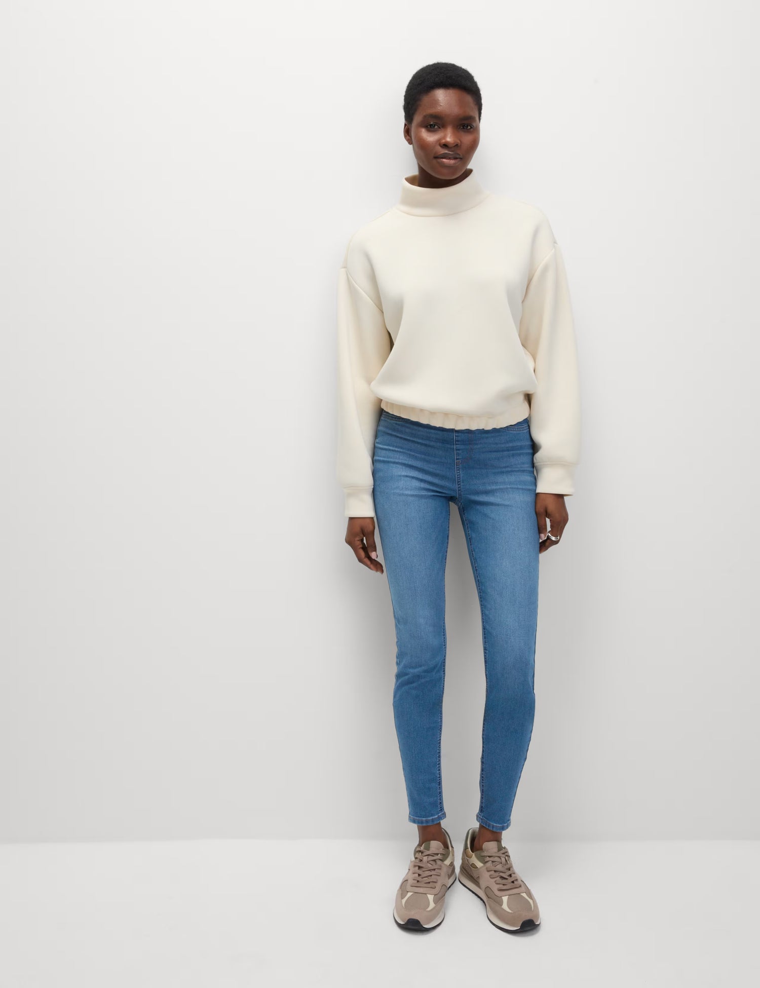 Jegging cintura alta